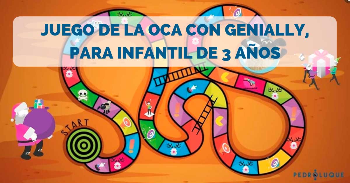 Comenzar junto a Camino Juego de la Oca con Genially, para Infantil de 3 años - Pedro Luque