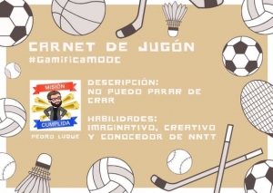 Tarjeta de gamificación